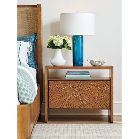 Redlands Nightstand by Tommy Bahama Home in sierra. Made from unique in a modern style.