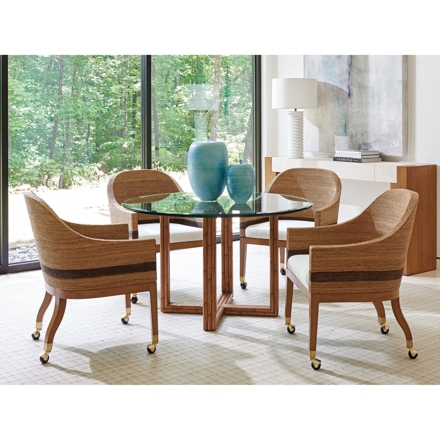 005 SI-1823510 | Lifestyle | Eldorado Console by Tommy Bahama Home in sierra. Made from unique in a transitional style.