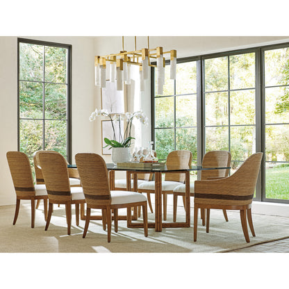 Bryson Arm Chair by Tommy Bahama Home in sierra. Made from unique in a coastal style.