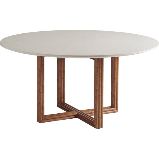 Woodard Dining Table by Tommy Bahama Home in sierra. Made from unique in a transitional style.