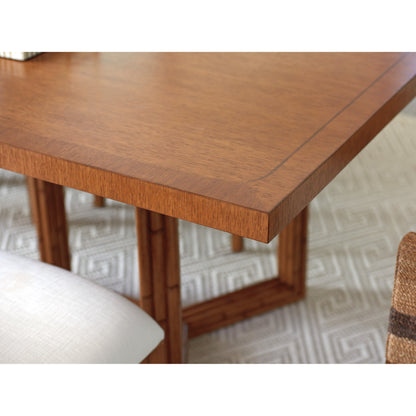 San Marino Dining Table by Tommy Bahama Home in sierra. Made from unique in a cottage & farmhouse style.