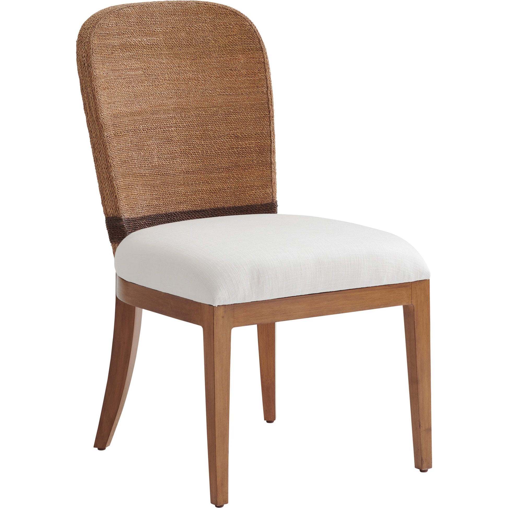 Bryson Side Chair by Tommy Bahama Home in sierra. Made from unique in a coastal style.