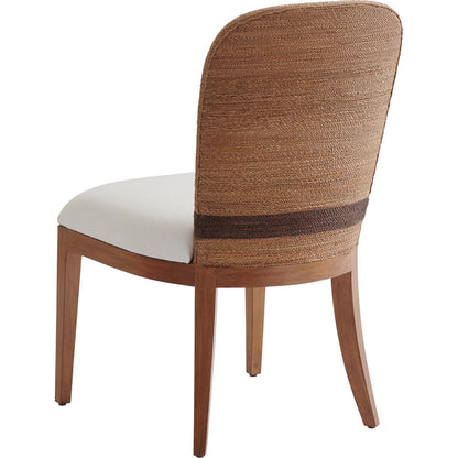 Bryson Side Chair by Tommy Bahama Home in sierra. Made from unique in a coastal style.