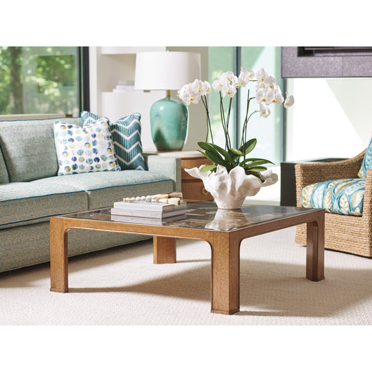 Redford Cocktail Table by Tommy Bahama Home in sierra. Made from unique in a modern style.