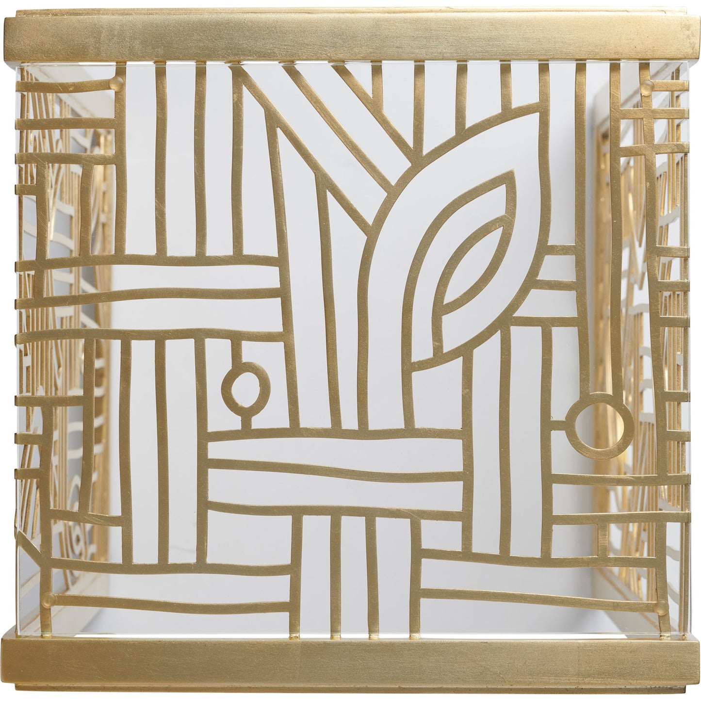 002 SI-1823540 | Additional Silo | Redford Accent Table by Tommy Bahama Home in gold. Made from unique in a modern style.