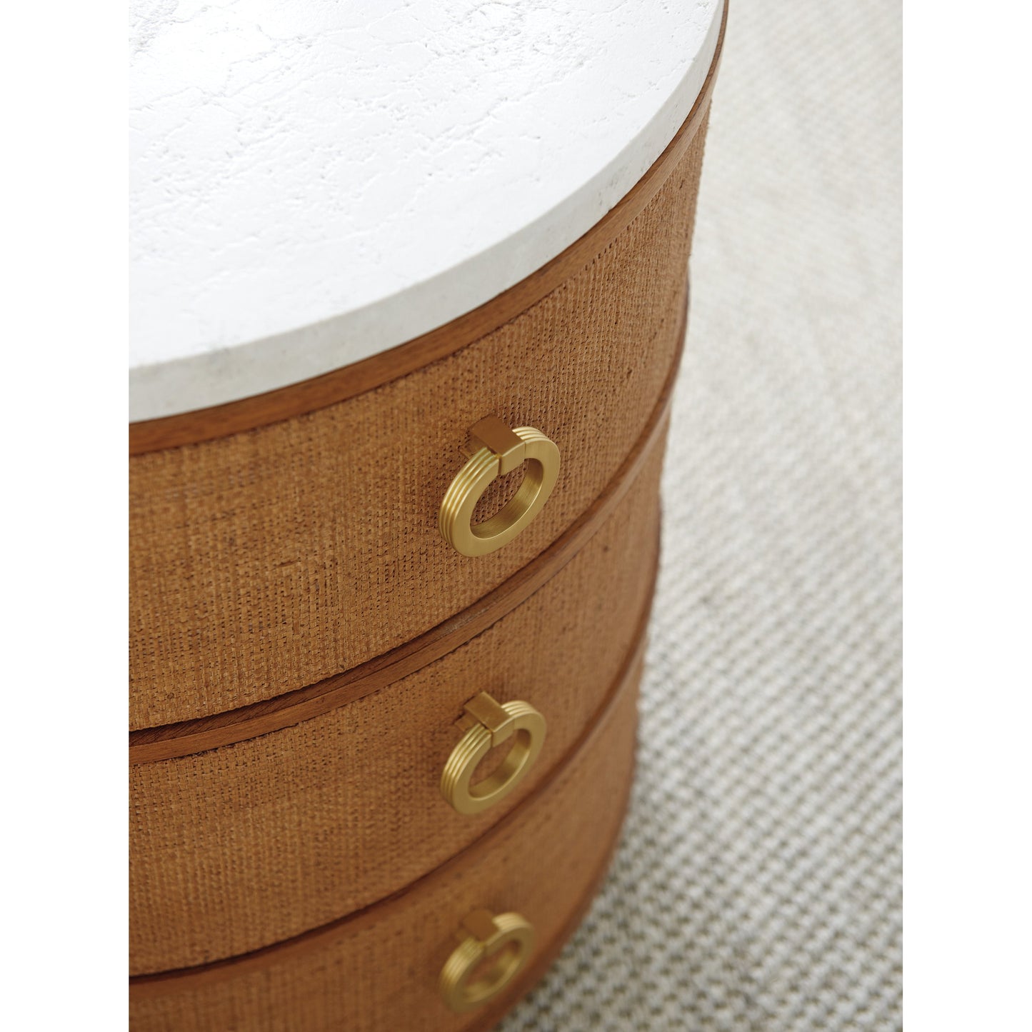 006 SI-1823495 | Additional Silo | Banning Raffia Lamp Table by Tommy Bahama Home. Made from unique in a transitional style.