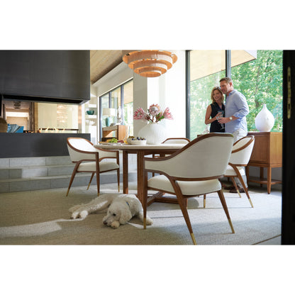 Arcadia Breakfast Table by Tommy Bahama Home in anticato. Made from unique in a transitional style.