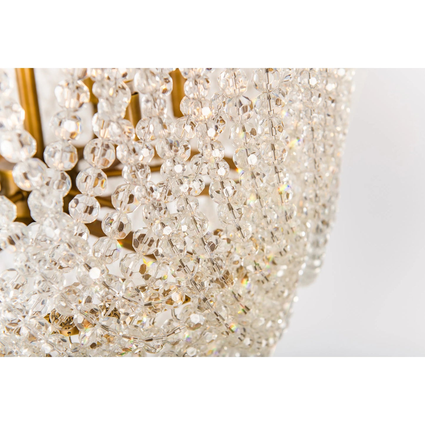 003 SI-2537025 | Closeup | Solaire 6-LT Pendant by Varaluz in bronze. Made from steel, crystal in a unique style.
