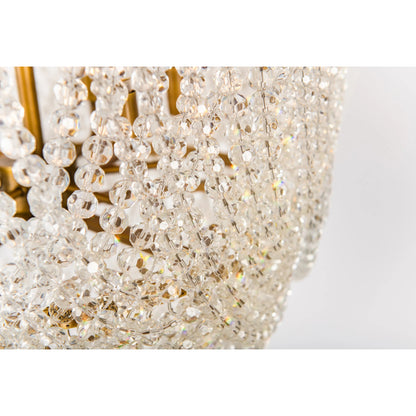 Solaire 6-LT Pendant by Varaluz in bronze. Made from steel, crystal in a unique style.