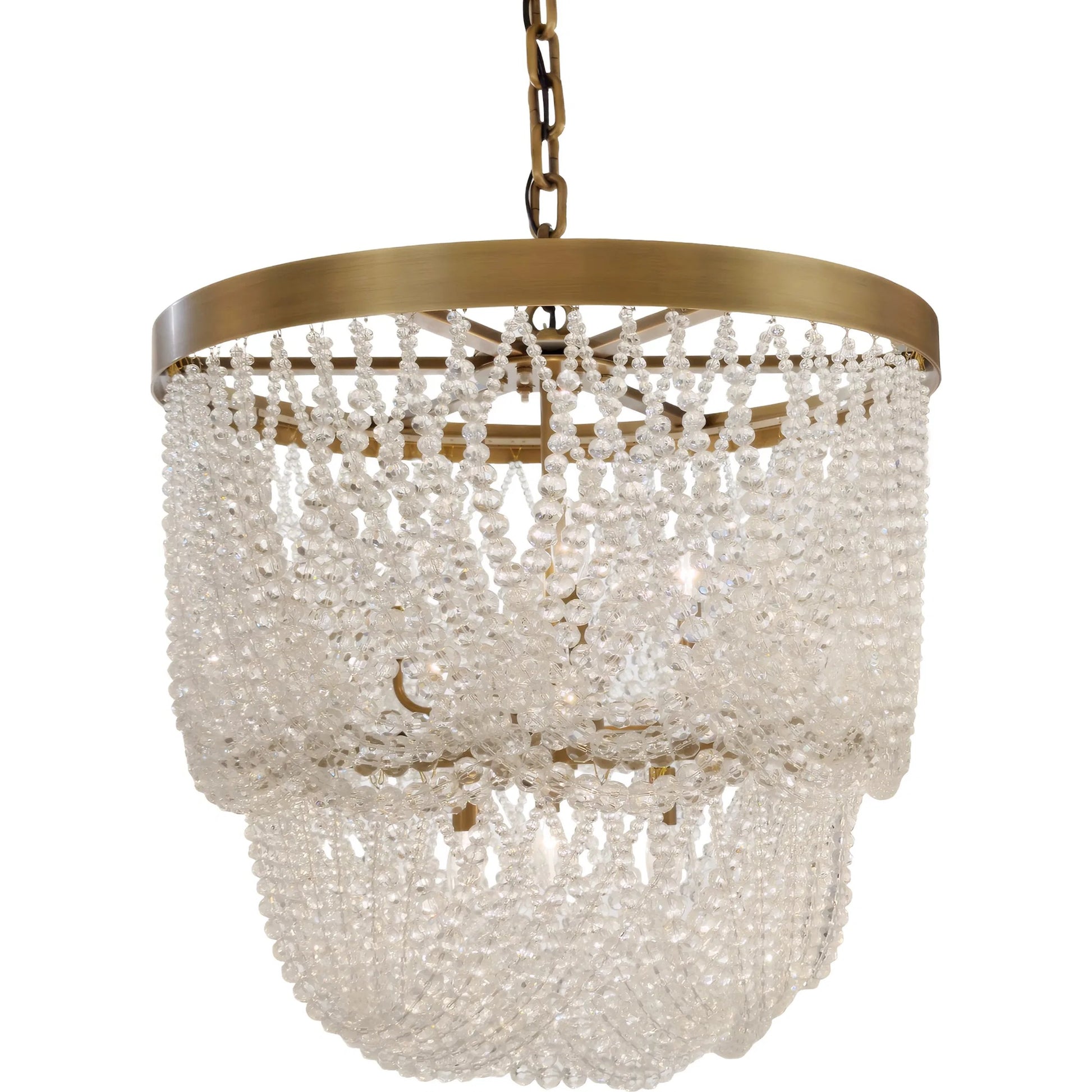 Solaire 6-LT Pendant by Varaluz in bronze. Made from steel, crystal in a unique style.