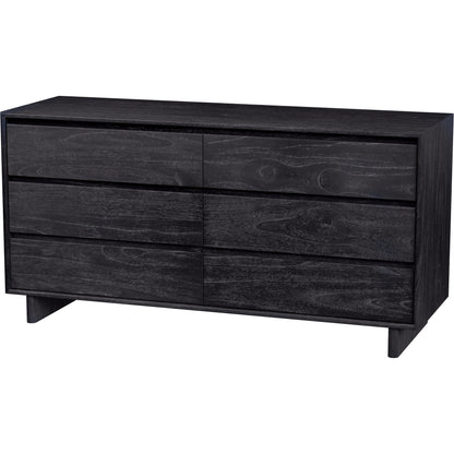 Halmstad Dresser by Butler Specialty Company in black. Made from mdf, mindi wood, mindi veneer in a modern style.