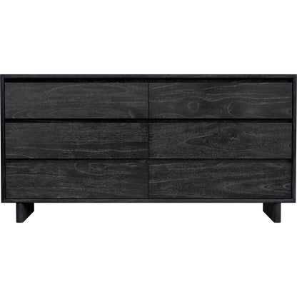 Halmstad Dresser by Butler Specialty Company in black. Made from mdf, mindi wood, mindi veneer in a modern style.