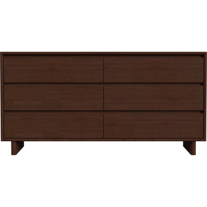 Halmstad Dresser by Butler Specialty Company in brown. Made from mdf, mindi wood, mindi veneer in a unique style.
