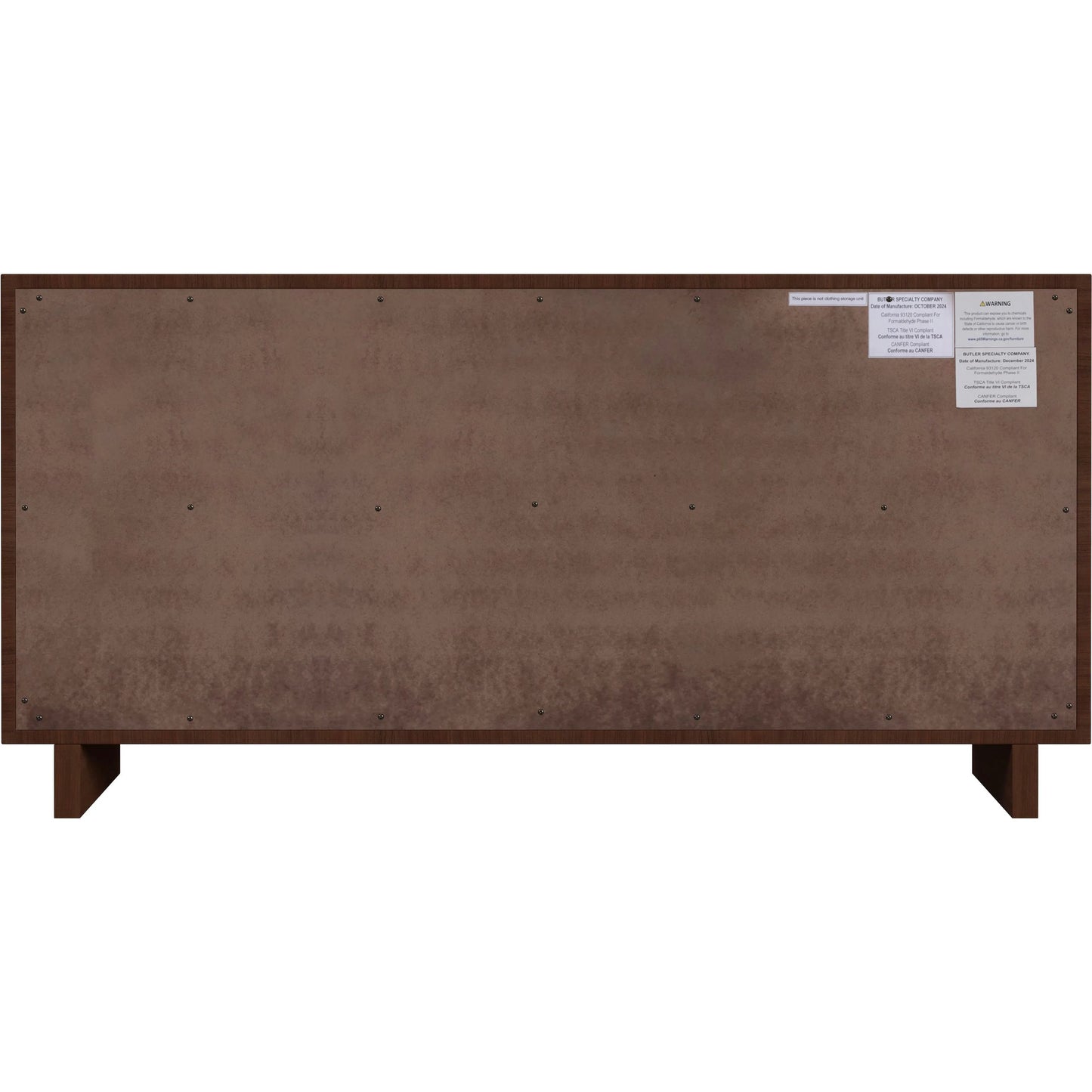 004 SI-2458700 | Additional Silo | Halmstad Dresser by Butler Specialty Company in brown. Made from mdf, mindi wood, mindi veneer in a unique style.