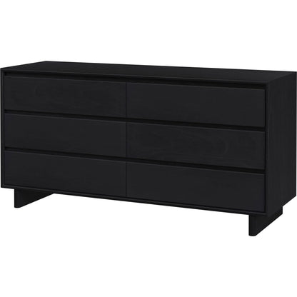 Halmstad Dresser by Butler Specialty Company in black. Made from mdf, mindi wood, mindi veneer in a modern style.