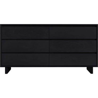 Halmstad Dresser by Butler Specialty Company in black. Made from mdf, mindi wood, mindi veneer in a modern style.
