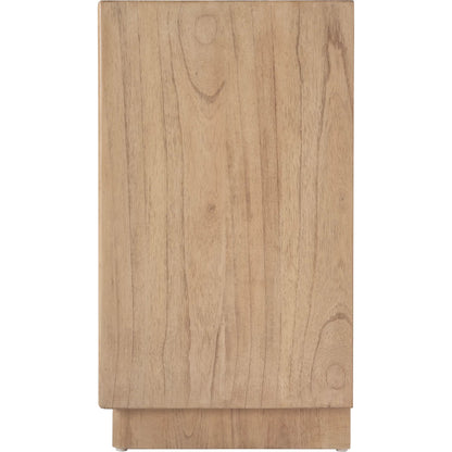 Halmstad 3 Drawer Narrow Nightstand by Butler Specialty Company in light brown. Made from mdf: 50%, mindi wood: 40%, mindi veneers: 10% in a unique style.