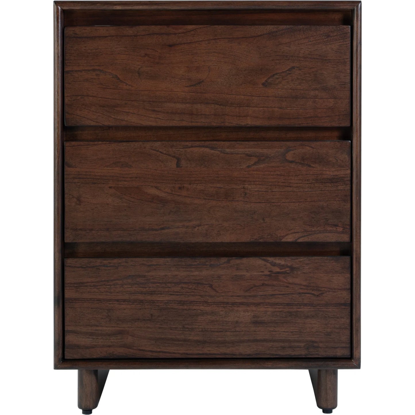 003 SI-2379613 | Additional Silo | Halmstad Wood Panel 3-Drawer Nightstand by Butler Specialty Company in brown. Made from mdf, mindi wood and mindi veneers in a unique style.