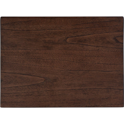 Halmstad Wood Panel 3-Drawer Nightstand by Butler Specialty Company in brown. Made from mdf, mindi wood and mindi veneers in a unique style.