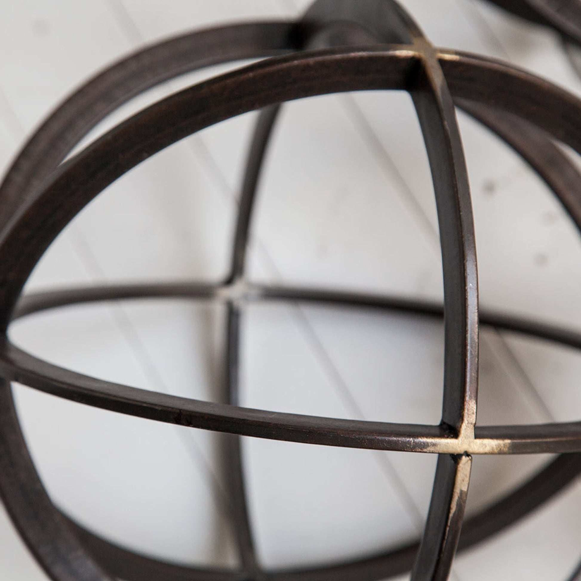 Galenna II Circular Decorative Orb by Mercana in black. Made from unique in a modern style.