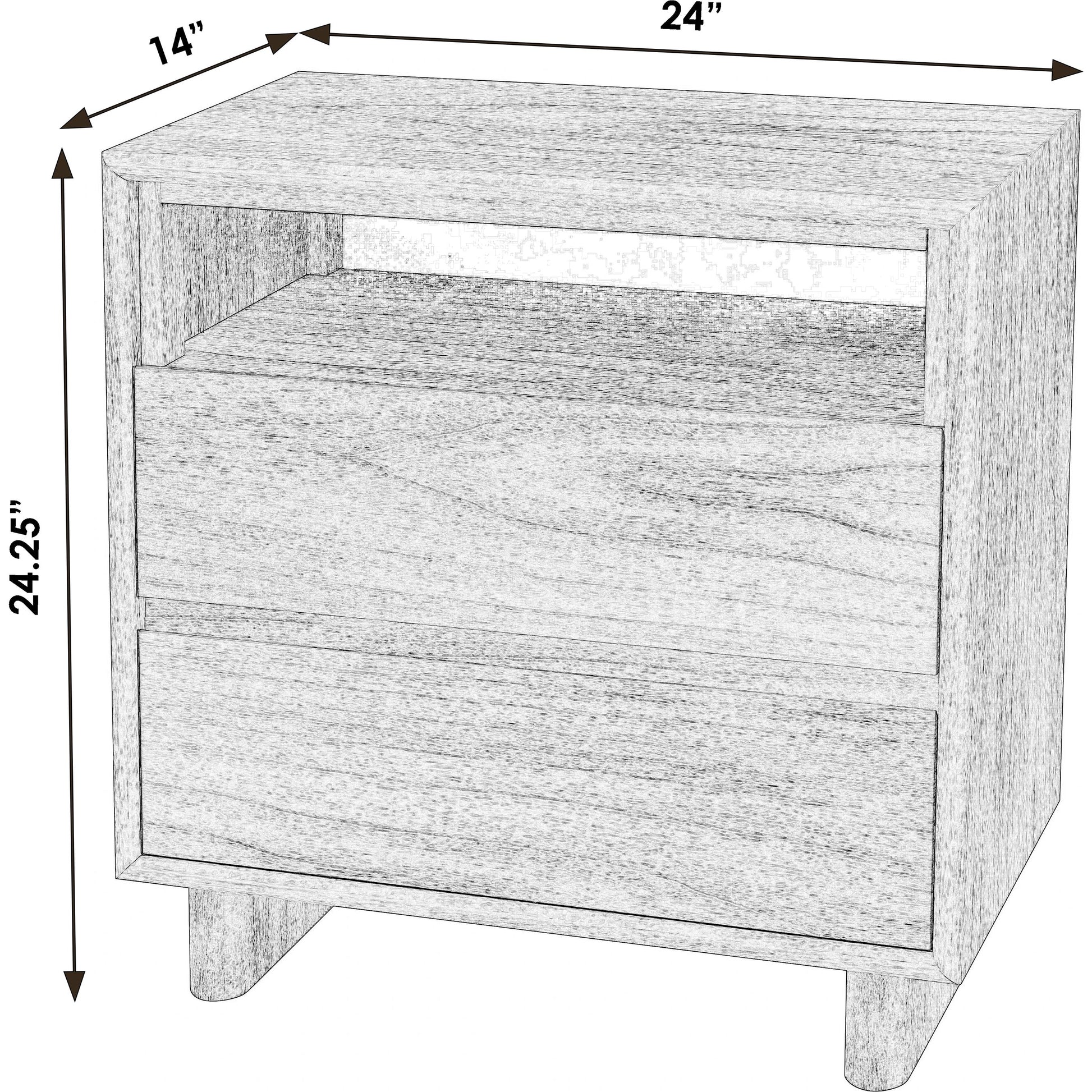 Halmstad Nightstand by Butler Specialty Company. Made from unique in a modern style.