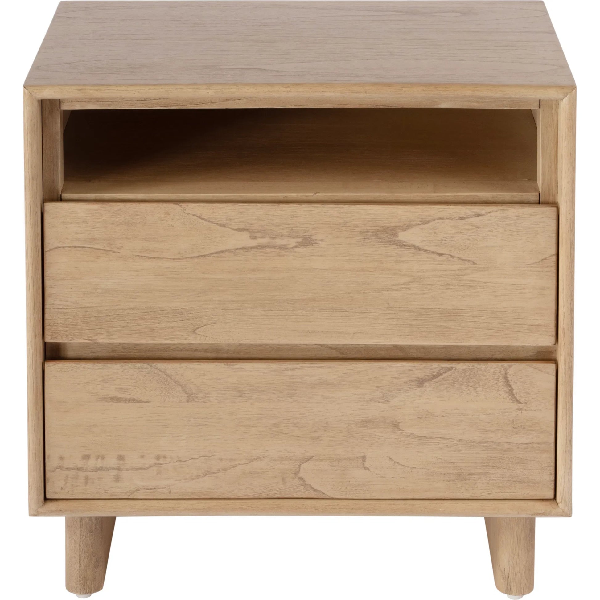 Halmstad 2 Drawer Nightstand by Butler Specialty Company. Made from mdf: 50%, mindi solids: 40%, mindi veneer: 10% in a unique style.