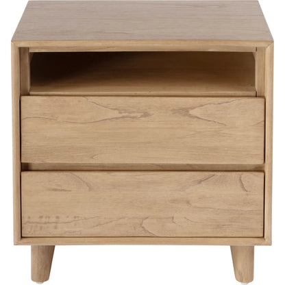 Halmstad 2 Drawer Nightstand by Butler Specialty Company. Made from mdf: 50%, mindi solids: 40%, mindi veneer: 10% in a unique style.