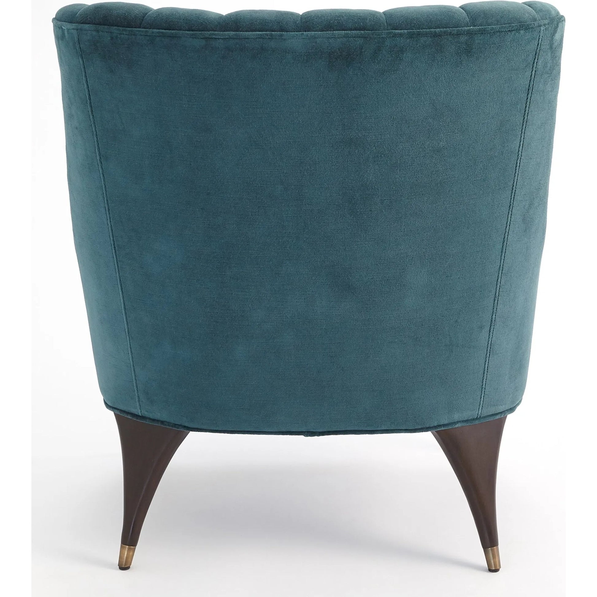 Duncan Chair by Global Views. Made from rubberwood, wood, fabric, 100% cotton velvet made in usa, double rub: 50, 000 in a transitional style.