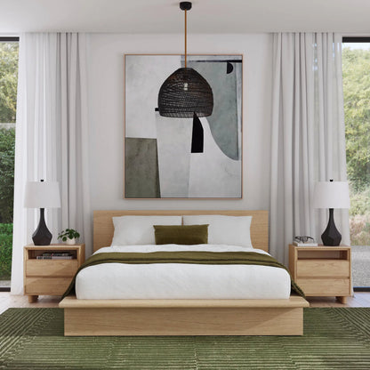 Halmstad Wood Platform Bed by Butler Specialty Company. Made from mindi wood, mdf, mindi veneer in a unique style.