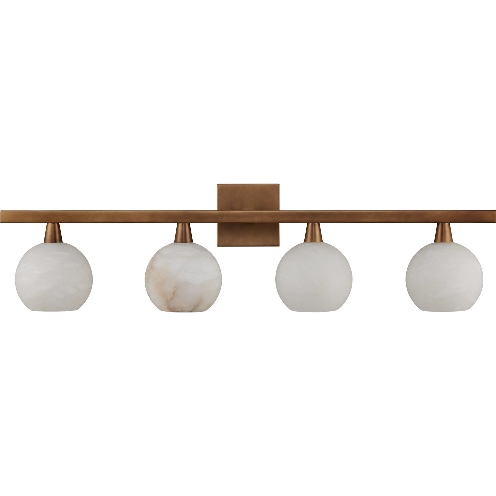 Bombelles Bath Bar by Currey and Company. Made from metal, alabaster in a modern style.