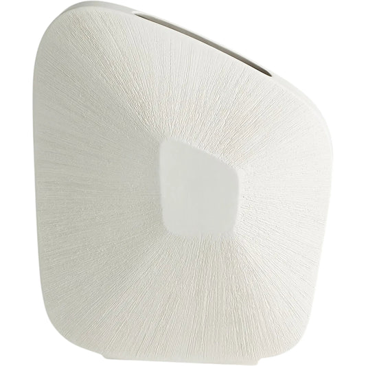 Offset Square Scratch Vase by Global Views. Made from ceramic in a unique style.