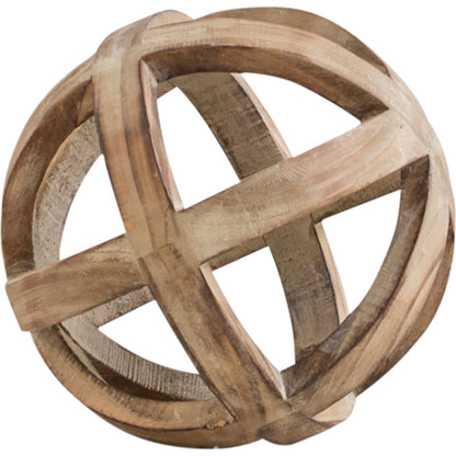 Tibik Wooden Orb by Mercana in natural. Made from unique in a coastal style.