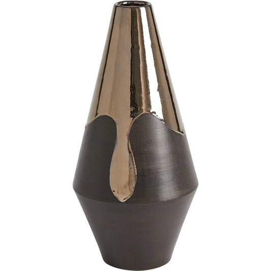 Gilded Dip Vase by Global Views in platinum. Made from unique in a modern style.