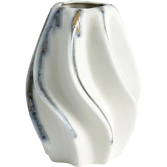 001 SI-2446276 | Primary Silo | Twist Vase by Global Views in indigo drip. Made from porcelain in a unique style.