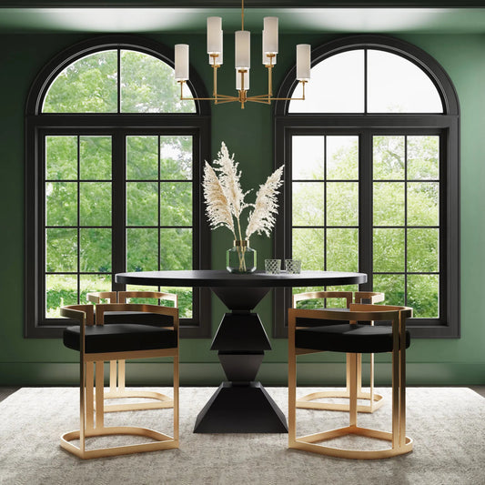 Clarence Dining Stool by Butler Specialty Company. Made from stainless steel, plyboard, foam, faux leather in a unique style.