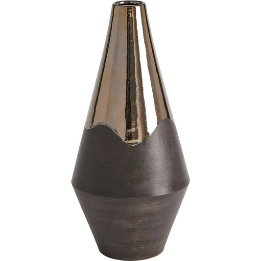 Gilded Dip Vase by Global Views in platinum. Made from unique in a modern style.