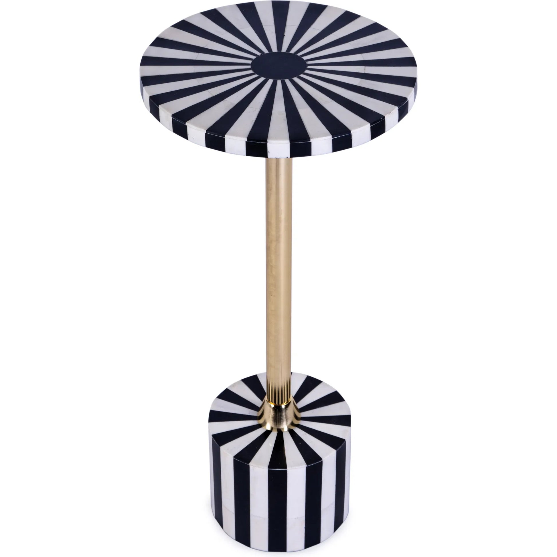 Zane Side Table by Butler Specialty Company. Made from stainless steel, aluminum, mdf, bone, resin in a eclectic & global style.