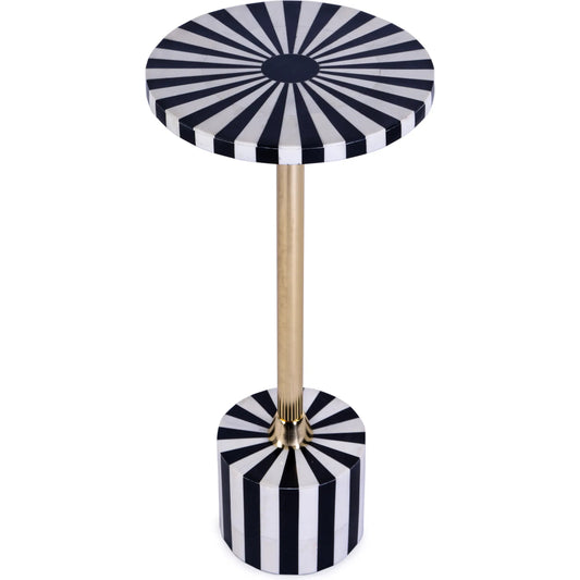 Zane Side Table by Butler Specialty Company. Made from stainless steel, aluminum, mdf, bone, resin in a unique style.
