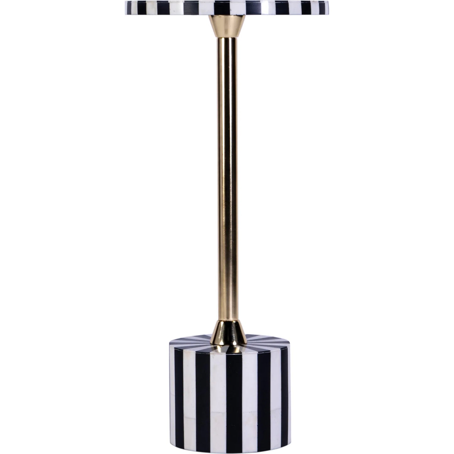 005 SI-2324937 | Additional Silo | Zane Side Table by Butler Specialty Company. Made from stainless steel, aluminum, mdf, bone, resin in a eclectic & global style.