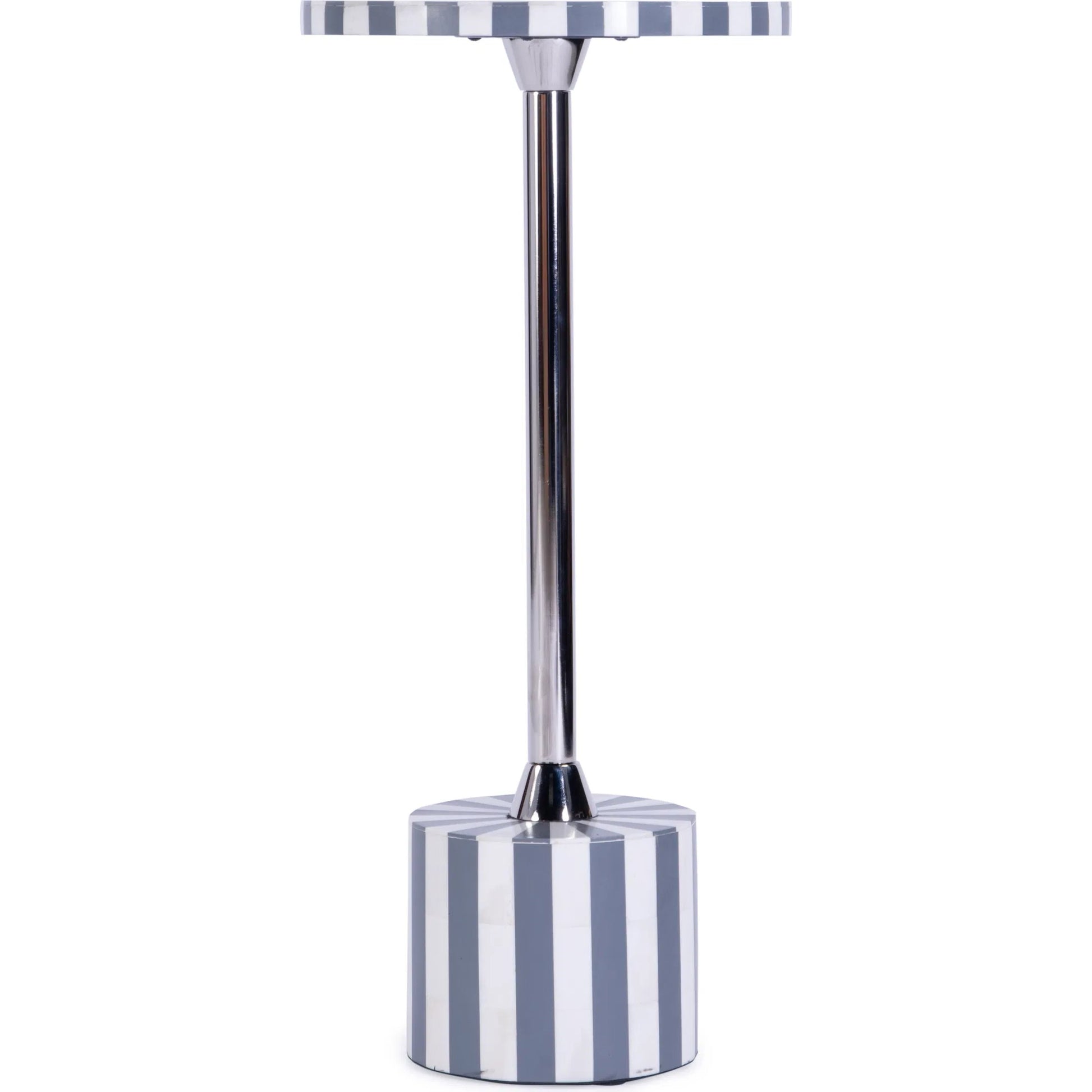 Zane Side Table by Butler Specialty Company. Made from stainless steel, aluminum, mdf, bone, resin in a eclectic & global style.
