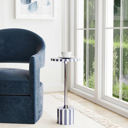 Zane Side Table by Butler Specialty Company. Made from stainless steel, aluminum, mdf, bone, resin in a eclectic & global style.