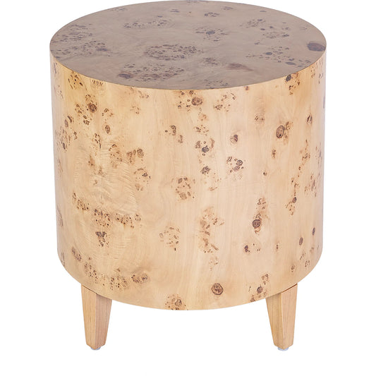 Billie End Table by Butler Specialty Company. Made from mindi wood, mappa burl veneer, mdf, mixed wood in a unique style.