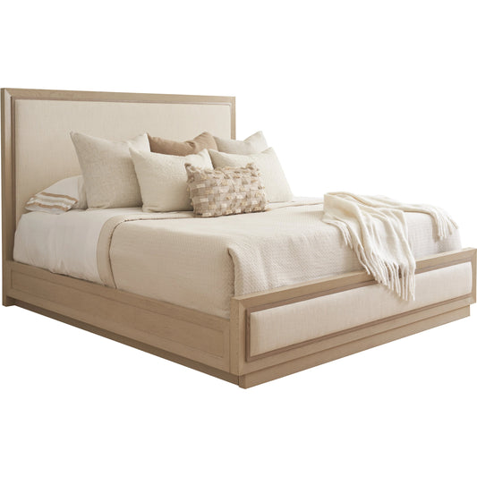 Grayson Upholstered Bed by Tommy Bahama Home in sand drift. Made from unique in a modern style.