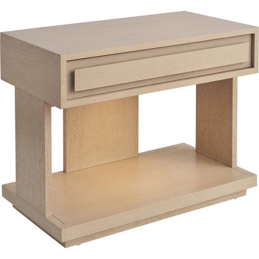Gavin Nightstand by Tommy Bahama Home in sand drift. Made from unique in a transitional style.
