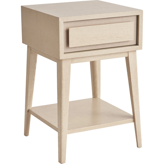 Darcey Night Table by Tommy Bahama Home in sand drift. Made from unique in a modern style.