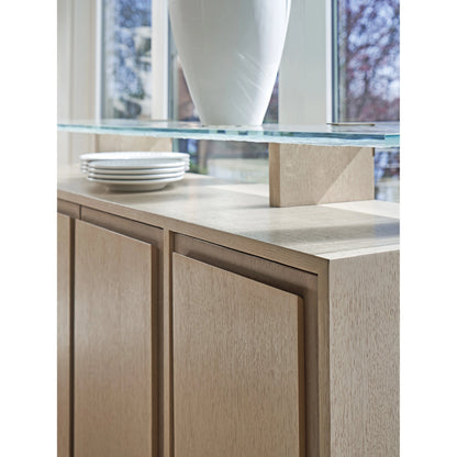 Callum Buffet by Tommy Bahama Home in sand drift. Made from unique in a modern style.