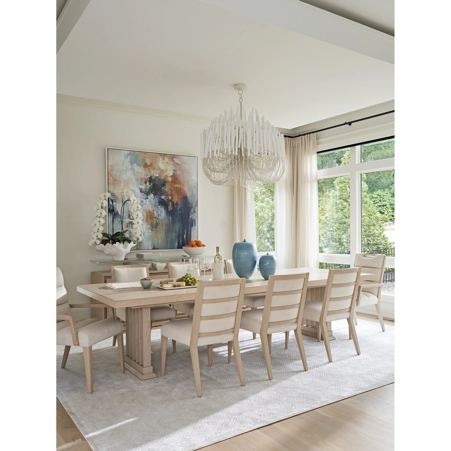 007 SI-2136887 | Lifestyle | Nicholas Upholstered Side Chair by Tommy Bahama Home in sand drift. Made from unique in a modern style.