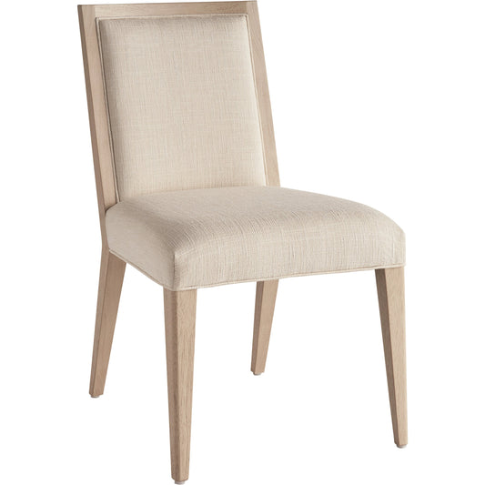 Nicholas Upholstered Side Chair by Tommy Bahama Home in sand drift. Made from unique in a modern style.