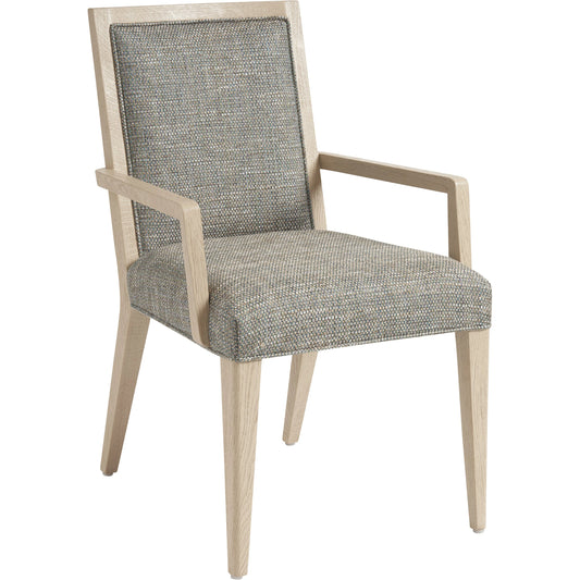Nicholas Upholstered Arm Chair by Tommy Bahama Home in sand drift. Made from unique in a modern style.