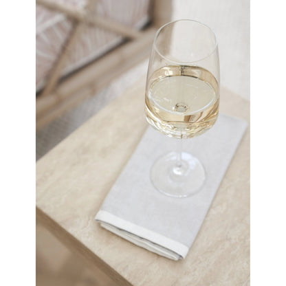 Shea Faceted Accent Table by Tommy Bahama Home in sand drift. Made from unique in a modern style.